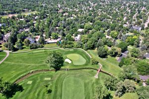 Cherry Hills 13th Green Aerial